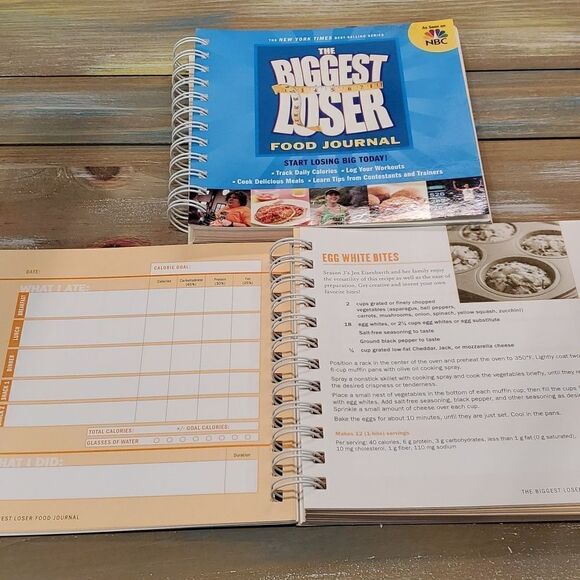 Biggest Loser Food Journal As Seen on TV Log Workouts Food & Recipes - Picture 1 of 10